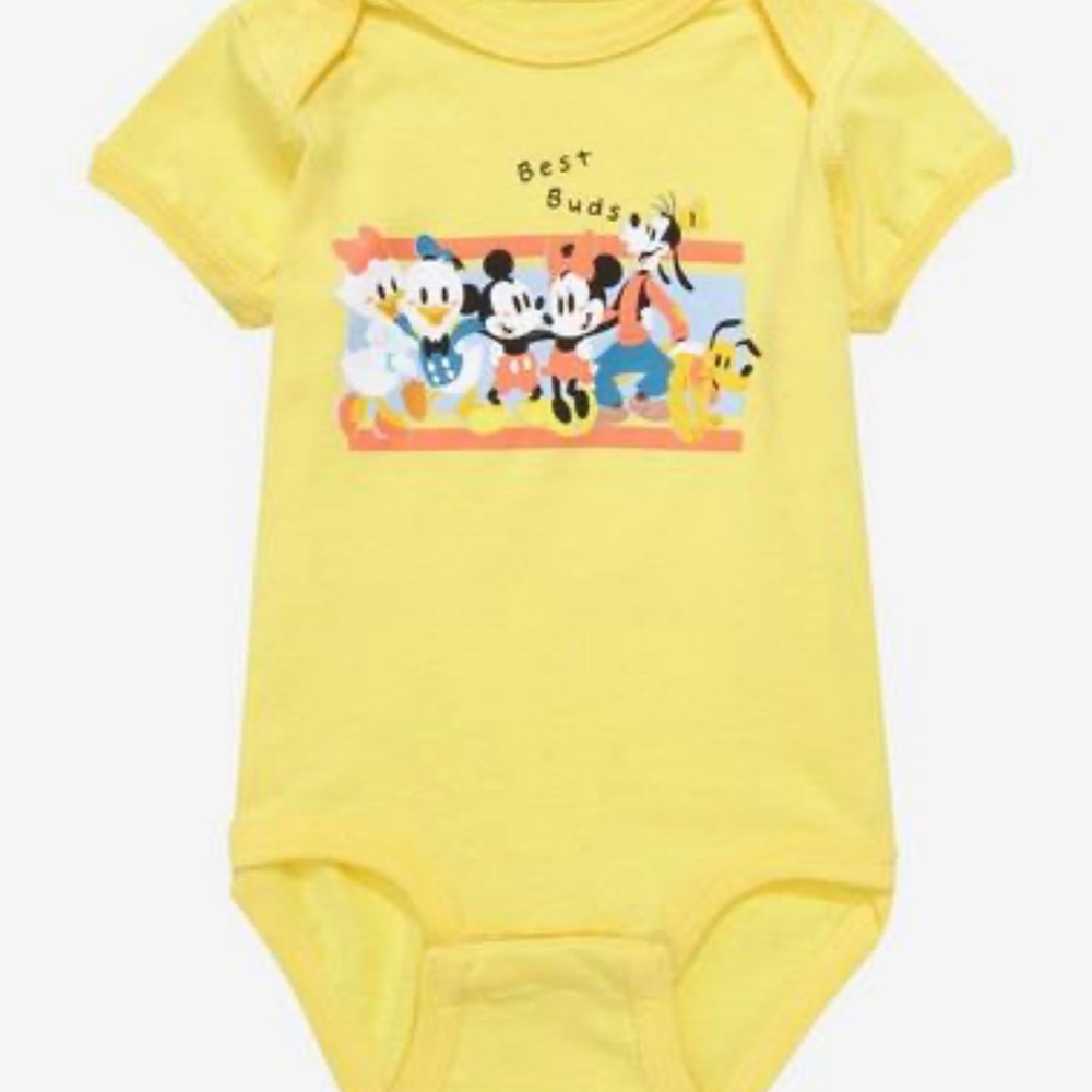 Disney Yellow Best Friends Bodysuit